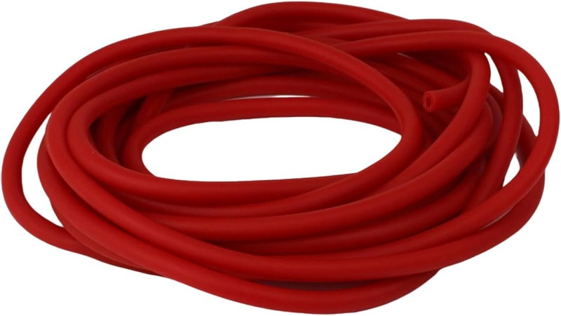 guyker Natural Latex Rubber Tubing Tube 1/8" (3mm) ID x 1/4" (6mm) OD Speargun Band Slingshot Catapult Tube Rubber Hose 10M Length, Red - Image 1